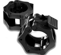 Olympic Barbell Clamps Bar Clips(Professional Grade): Quick Release Barbell Collars Non Slip Locking Weight Clips - 2inch Weight Bar Clamp for Workout Weightlifting