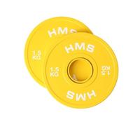 Olympic Bumper Plate 2x1.5kg Yellow HMS CBRS15
