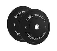 Olympic Bumper Plates Black 5kg Pair Black