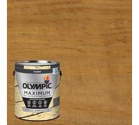 Olympic Maximum Wood Sealer For Decks, Fences, Siding, and Other Outdoor Wood Structures, Transparent, Clear, 1 Gallon