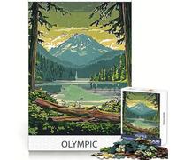 Olympic Mountain View 1000 Adult Pieces Jigsaw Puzzle Mind Challenge Toy Together Fun Quality Cut (50x75cm)