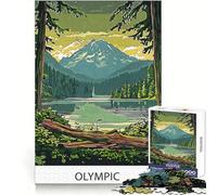 Olympic Mountain View 1000 Piece Jigsaw Puzzles for Teenagers Jigsaw Intellect Toy Family Joy Quality Cut Stylish Gift (38x26cm)