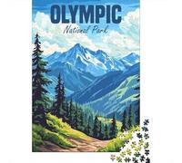 Olympic National Park Jigsaw Puzzle for Adults, 1000 Pieces, 70x50cm/1000pcs, Screen-Free Activity, Evening Leisure And Time at Home