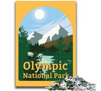 Olympic National Park Jigsaws 1000 Pieces for Teenagers, for And 14 Years And over Brainteaser Family Games Christmas Birthday Gifts 1000pcs(50x75cm)