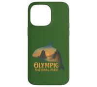 Olympic National Park Orca Silhouette: Ruby Beach Coastline Case for iPhone 14 Pro Max