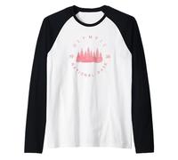 Olympic National Park Souvenir Men or Womens Vintage Design Raglan Baseball Tee