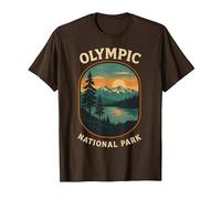 Olympic National Park T-Shirt, Men, Brown, X-Large