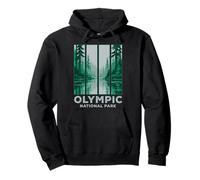 Olympic National Park Washington Forest Reflection Pullover Hoodie