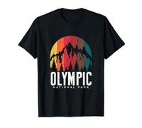 Olympic National Park Washington Vintage 70s 80s Mountain T-Shirt
