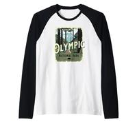 Olympic National Park Washington Vintage Travel Souvenir Raglan Baseball Tee