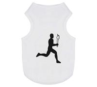 'Olympic Torch Runner' Pet Dog/Cat T-Shirt (PT00078039)