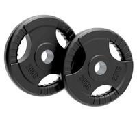 Olympic Weight Plates, 1.25kg - 25kg - Rubber Tri-Grip Barbell Weight Sets, Powerlifting & Bodybuilding Weights - Home Gym Equipment for Strength Training & Workouts by Body Revolution