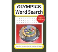 Olympics Word Search Puzzle Book: Word Searches with Easy to Read Words about Olympics, Olympic Games, Olympic and more, 6 x 9 inches, 110 pages, 50+ ... Gift for Vacations Holidays and Free Times.