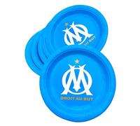 OLYMPIQUE DE MARSEILLE 6 x OM Disposable Plates - Official Collection 23 cm