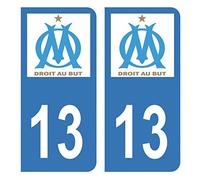 Olympique de Marseille Football Club Sticker for Car Registration Plate Blue