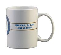 Olympique de Marseille Mug, Ceramic, White, 1 Unit (Pack of 1)