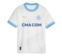 Olympique de Marseille Season 2023/2024 Official Home Jr Unisex Kids Puma T-Shirt 152