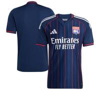 adidas Olympique Lyon 2025/26 Away Shirt - Indigo - Mens XL