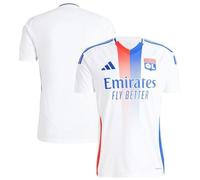 Olympique Lyonnais adidas Football Home Shirt Jersey Youth 2024 White