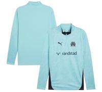 Olympique Marseille Puma Football Training Sweatshirt Adult Blue