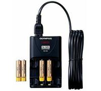 Olympus BC-400 Genuine AAA Charger with 4x Batteries for Olympus Voice Recorders