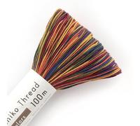 Olympus Col. 304 Sashiko Thread 328.1 ft (100 m) 6 Color Large Roll Parchment Craft