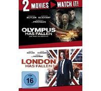 OLYMPUS HAS FALLEN/LONDON HAS FALLEN BUTLER,GERARD/FREEMAN,MORGAN/+ 2 DVD NEW