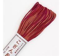 Olympus Kogin Sashiko Thread - Variegated - Japanese Embroidery & Quilting (# 11 Red)