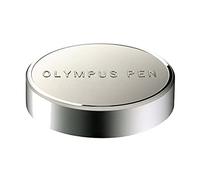 Olympus LC-48 Metal Lens Cap for M.Zuiko 12mm Lens | Genuine Olympus accessory with PEN logo - stylish metal construction for elegant lens protection