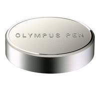Olympus LC-48 Metal Lens Cap in Silver for 12mm f2