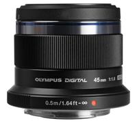 Olympus M.Zuiko Digital 45mm f/1.8 Lens Black