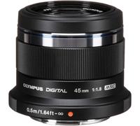 Olympus M.Zuiko Digital ED 75mm f/1.8 Lens (Black) - 2 Year Warranty - Next Day Delivery