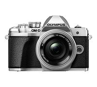 Olympus OM-D E-M10 Mark III Compact System Camera Double Zoom Lens Kit - Silver