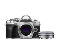 Olympus OM-D E-M10 Mark IV System Camera in silver + 14-42mm EZ Lens in silver | ✅ + free 5-year warranty