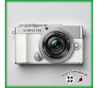 OLYMPUS PEN E-P7 Digital Mirrorless Camera 14-42mm EZ Lens Kit White 5-Axis IS
