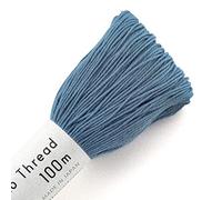 Olympus Sashiko Garn, Baumwolle, Strang, ca 100m, Farbe 118, Jeansblau, hergestellt in Japan