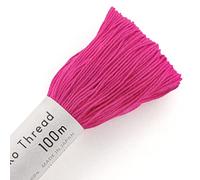 Olympus Sashiko Garn, Baumwolle, Strang, ca 100m, Farbe 121, Fuchsia, hergestellt in Japan
