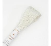 Olympus Sashiko Lame Sashiko Yarn, Approx. 132.8 ft (40 m), col. SL1, White