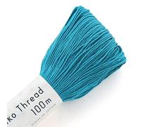 Olympus Sashiko Thread 100m Skein col.112 -Turquoise Blue- Japanese Embroidery & Quilting