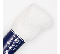 Olympus Sashiko Thread - 100m Skein - Japanese Embroidery & Quilting Thread (101-White)