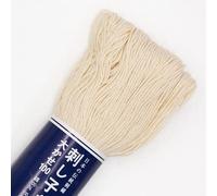 Olympus Sashiko Thread - 100m Skein - Japanese Embroidery & Quilting Thread (102 - Natural)