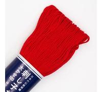 Olympus Sashiko Thread - 100m Skein - Japanese Embroidery & Quilting Thread (105-Scarlet)