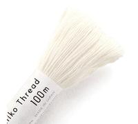 Olympus Sashiko Thread - 100m Skein - Japanese Embroidery & Quilting Thread (115-Ivory)