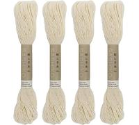 Olympus Sashiko Thread 20m(21.8yds) 4skeins Set (Colour Natural) 100% Cotton