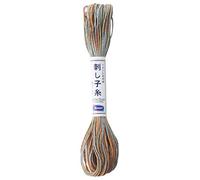 Olympus Sashiko Thread 20m Skein Col. 91 Colourful Variegated Japanese Embroidery & Quilting