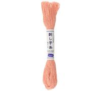 Olympus Sashiko Thread - Colour 25 - Salmon- 20m Skein - Japanese Embroidery & Quilting