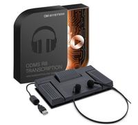 OM SYSTEM AS-2700 Audio Transcription Kit (USB Foot Pedal, Typist Stereo Headphone, ODMS R8 Transcription Software for Windows PC)