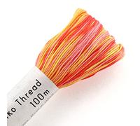 Olympus Thread Olympus Sashiko Large Skein 111yds (193 Orange Mix)