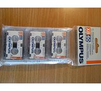 Olympus XB60-NB3 Micro Cassette Tape 30-60 Minutes per Side Ref 58041 [Pack of 3]