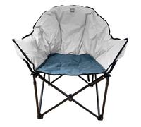 Olympus XL Camping Chair X2 - Grey Colour - The Comfiest Outdoor Chair - Frame Moves Around Your Back - OLPRO